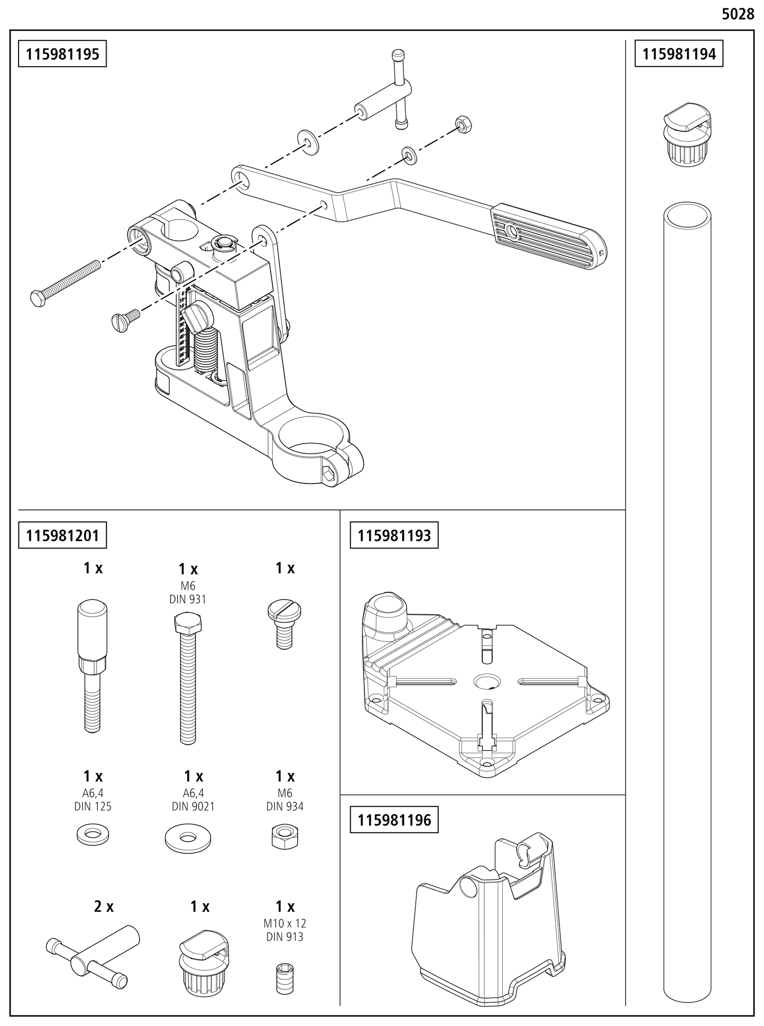 Spare Part Image SOLID Drill Stand 5028000